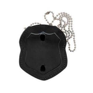 Rothco Nypd Style Leather Badge Holder With Clip