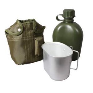 Rothco 3 Piece Canteen Kit With Cover & Aluminum Cup