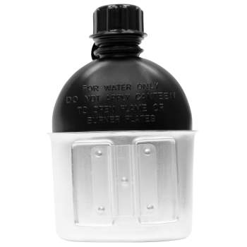 Rothco 3 Piece Canteen Kit With Cover & Aluminum Cup - Image 2