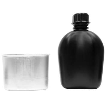 Rothco 3 Piece Canteen Kit With Cover & Aluminum Cup - Image 3