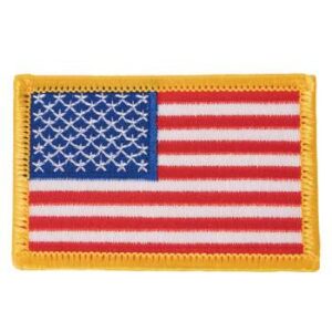 Rothco Iron On / Sew On Embroidered Us Flag Patch