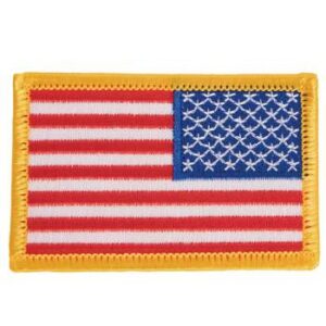 Rothco Iron On / Sew On Embroidered Us Flag Patch