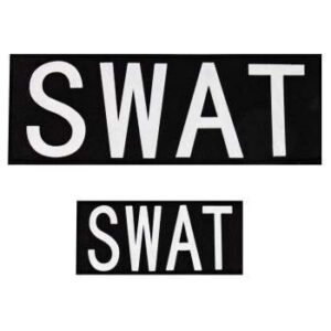 Rothco Swat Patch With Hook Back