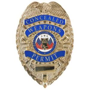Rothco Deluxe "Concealed Weapons Permit" Badge