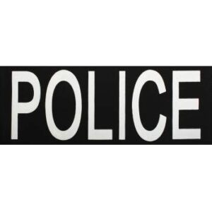 Rothco Police Patch With Hook Back