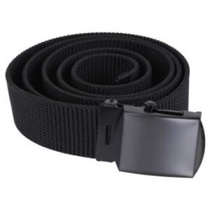 Rothco Nylon Web Belt - Black Webbing