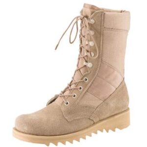 Rothco G.I. Type Ripple Sole Desert Tan Jungle Boots - 10 Inch