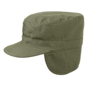 Rothco G.I. Type Combat Caps With Flaps - Olive Drab
