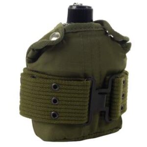 Rothco Aluminum Canteen And Pistol Belt Kit