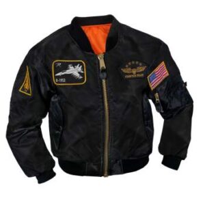 Rothco Kids Flight Jacket With Patches