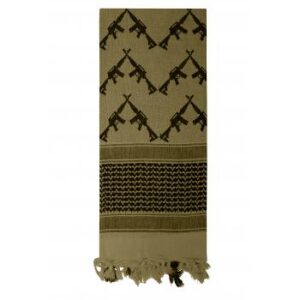 Rothco Crossed Rifles Shemagh Tactical Desert Keffiyeh Scarf