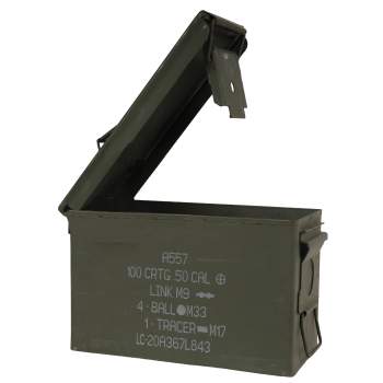 Gi .30 & .50 Caliber Ammo Cans - Surplus - Image 8