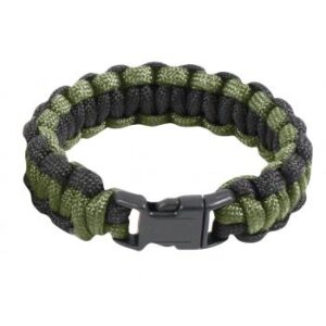 Rothco Two-Tone Paracord Bracelet - Olive Drab / Black